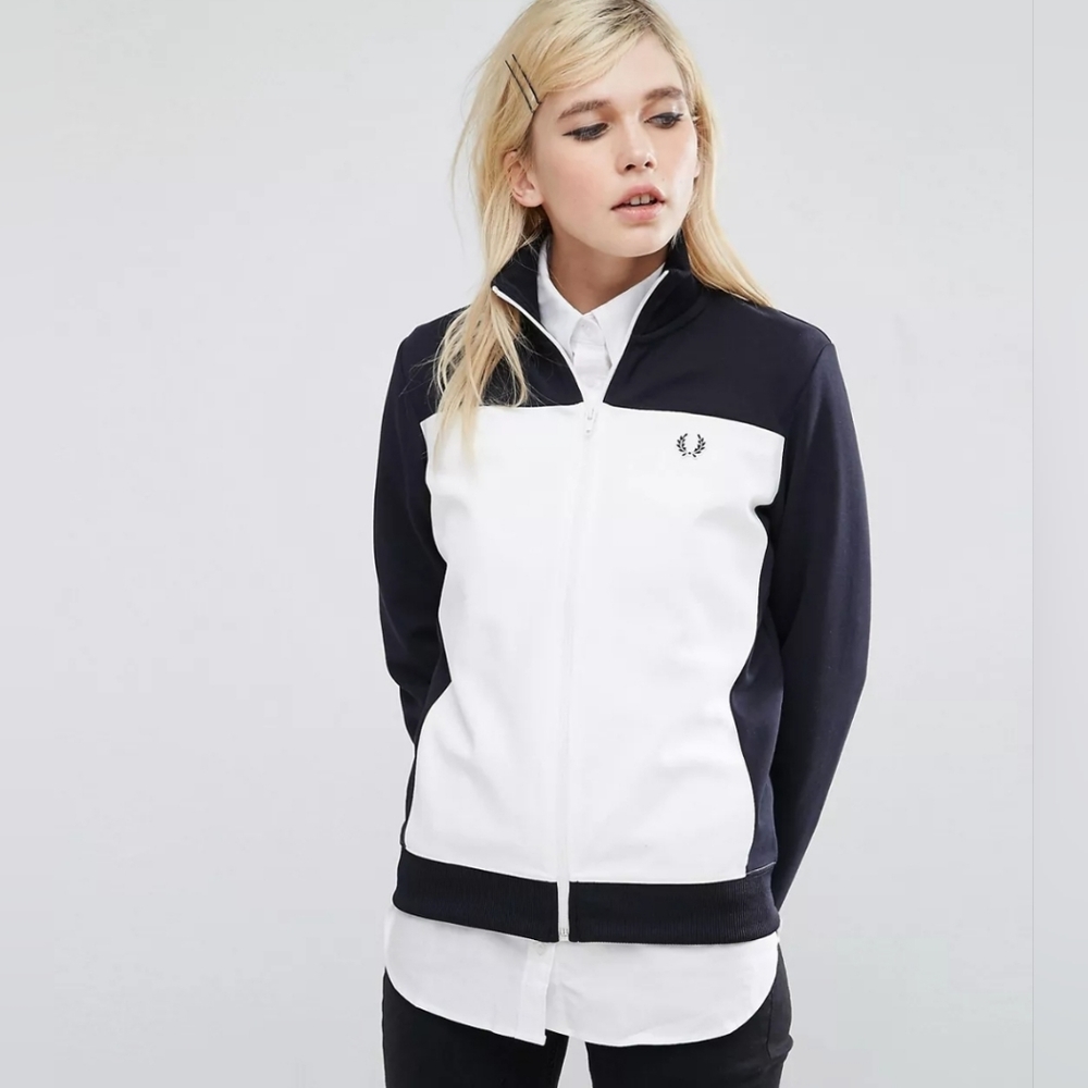 Fred Perry Archive Track Jacket With Embroidered Logo